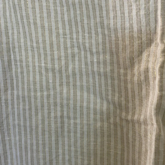 Ellen Tracy Linen Blouse Top 3/4 Bell Sleeve Size Large - Picture 3 of 9